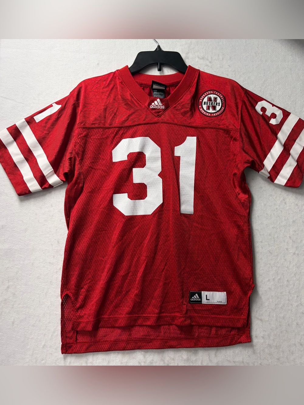 Adidas Nebraska Cornhuskers #31 Football Jersey Youth Size Large ZIMMERER